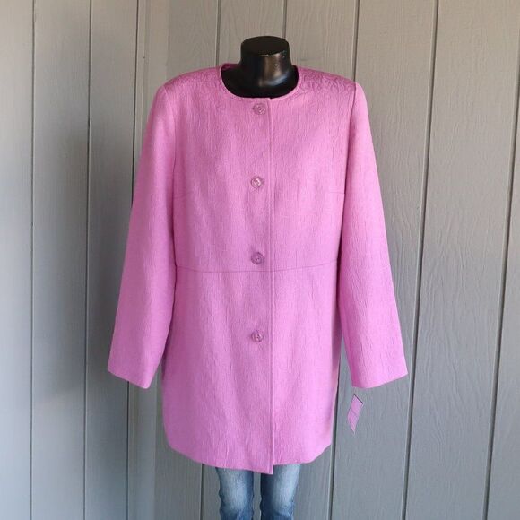 Sag Harbor Lavender Long Blazer - Picture 1 of 8